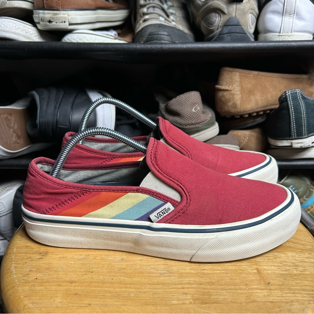 Vans slip on sf rad rainbow pride